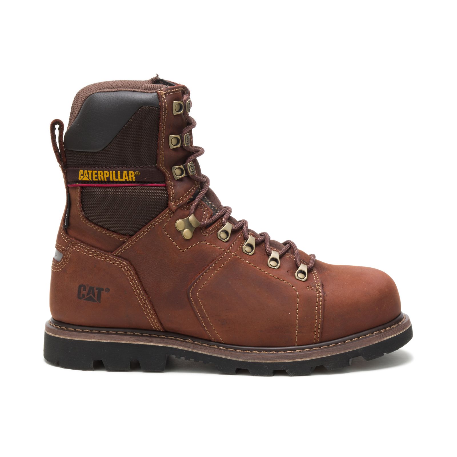 Caterpillar Alaska 2.0 8" Wasserdichte Thinsulate™ Steel Kappe Sicherheitsstiefel Herren Braun | Sch