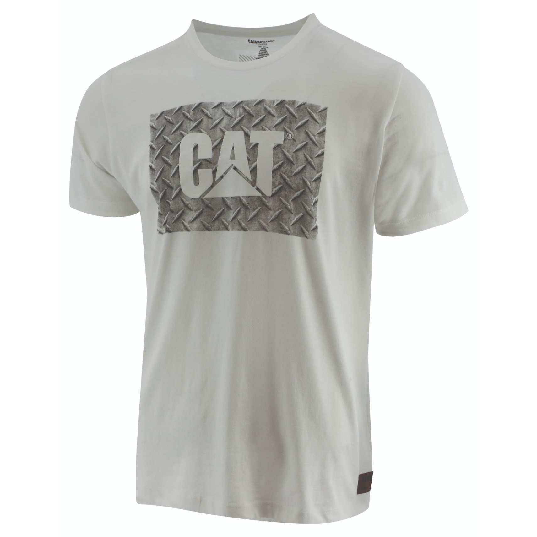 Caterpillar Arbeits Diamond Plate T-Shirts Herren Weiß | Schweiz-642351