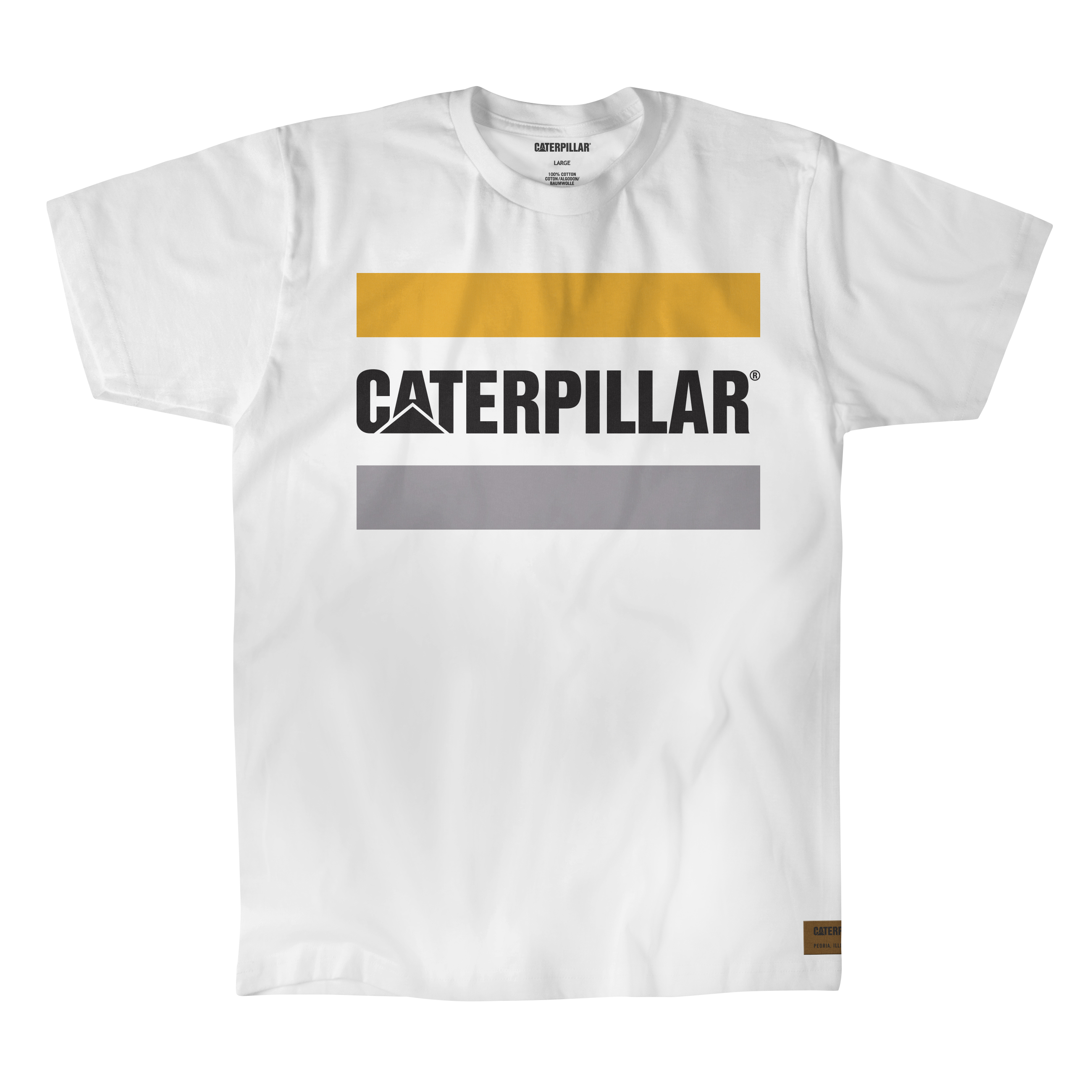 Caterpillar Arbeits Logo T-Shirts Herren Weiß | Schweiz-349576