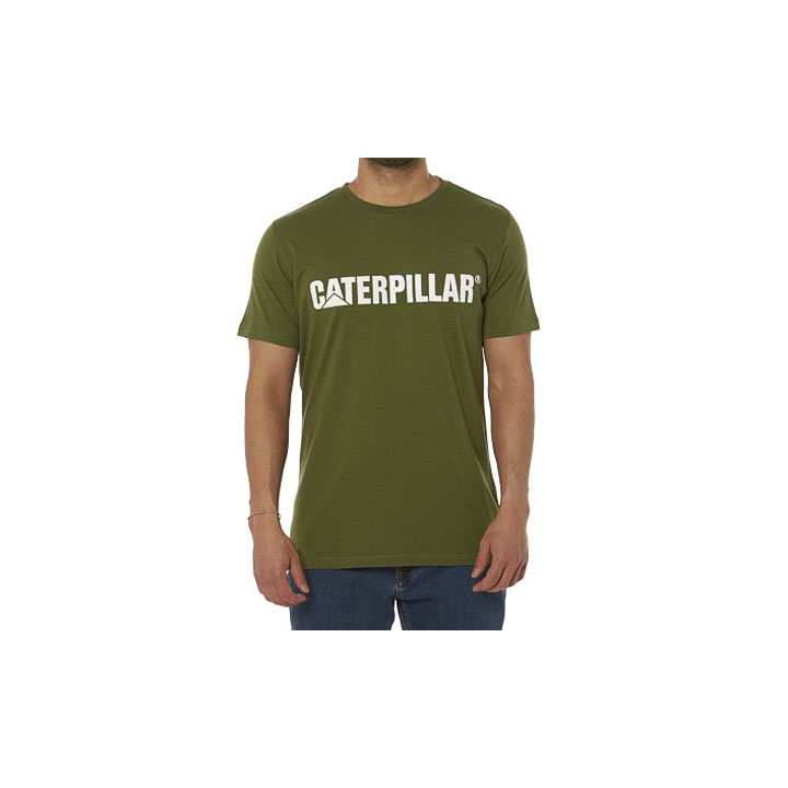 Caterpillar Caterpillar Logo T-Shirts Herren Weiß | Schweiz-456217