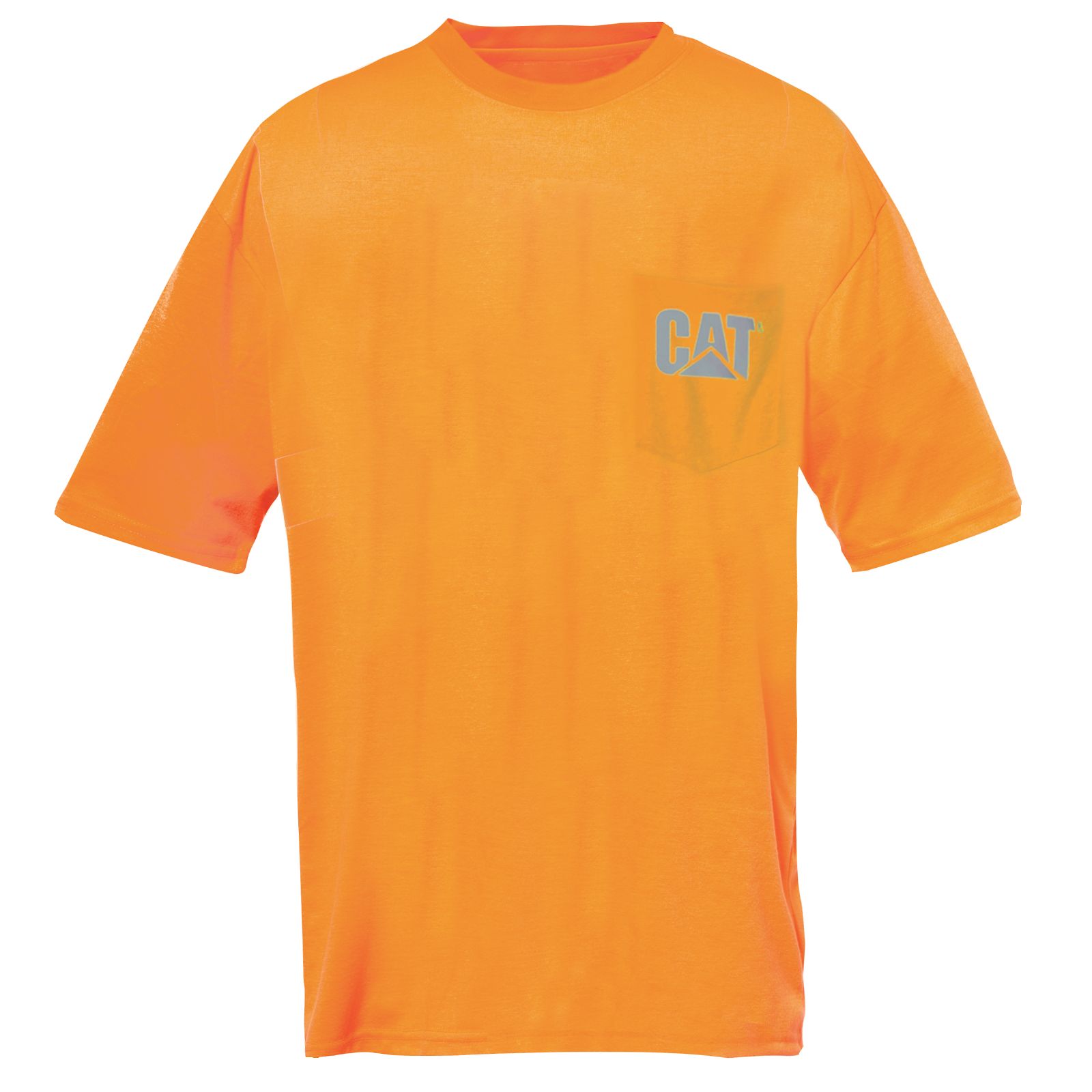 Caterpillar Hi-vis Trademark Pocket T-Shirts Herren Orange | Schweiz-169835