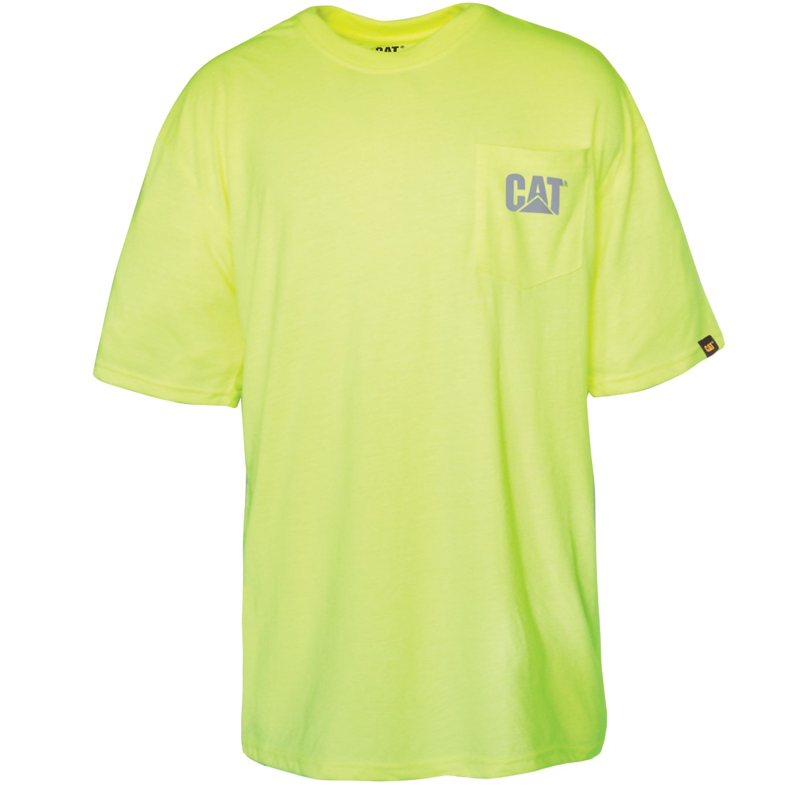 Caterpillar Hi-vis Trademark Pocket T-Shirts Herren Gelb | Schweiz-683275