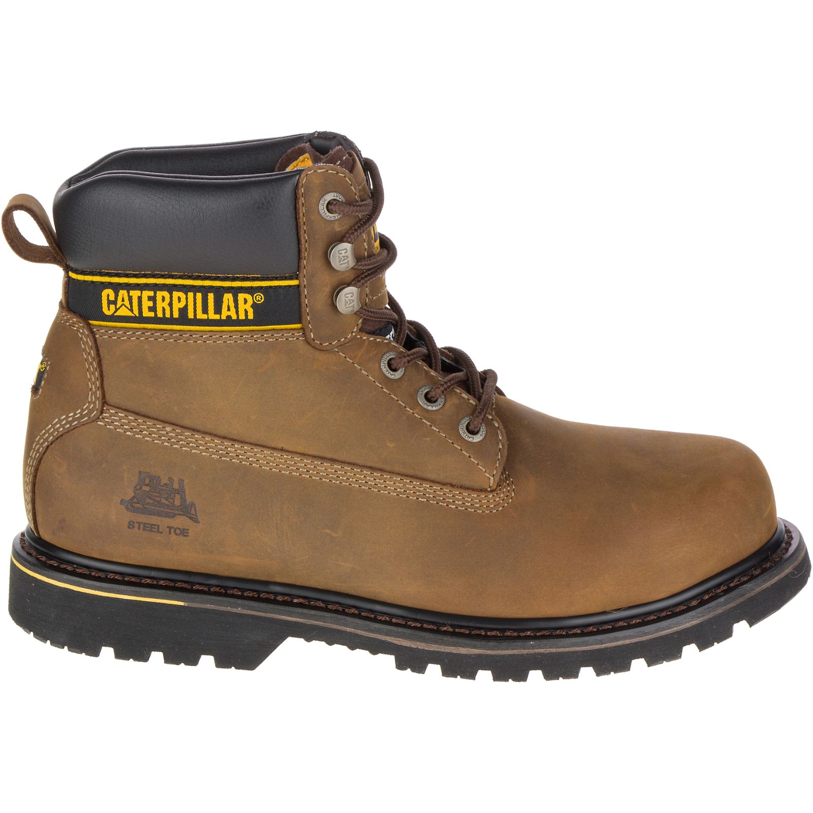 Caterpillar Holton Steel Kappe S3 Hro Src Arbeitsschuhe Herren Dunkelbraun | Schweiz-356427