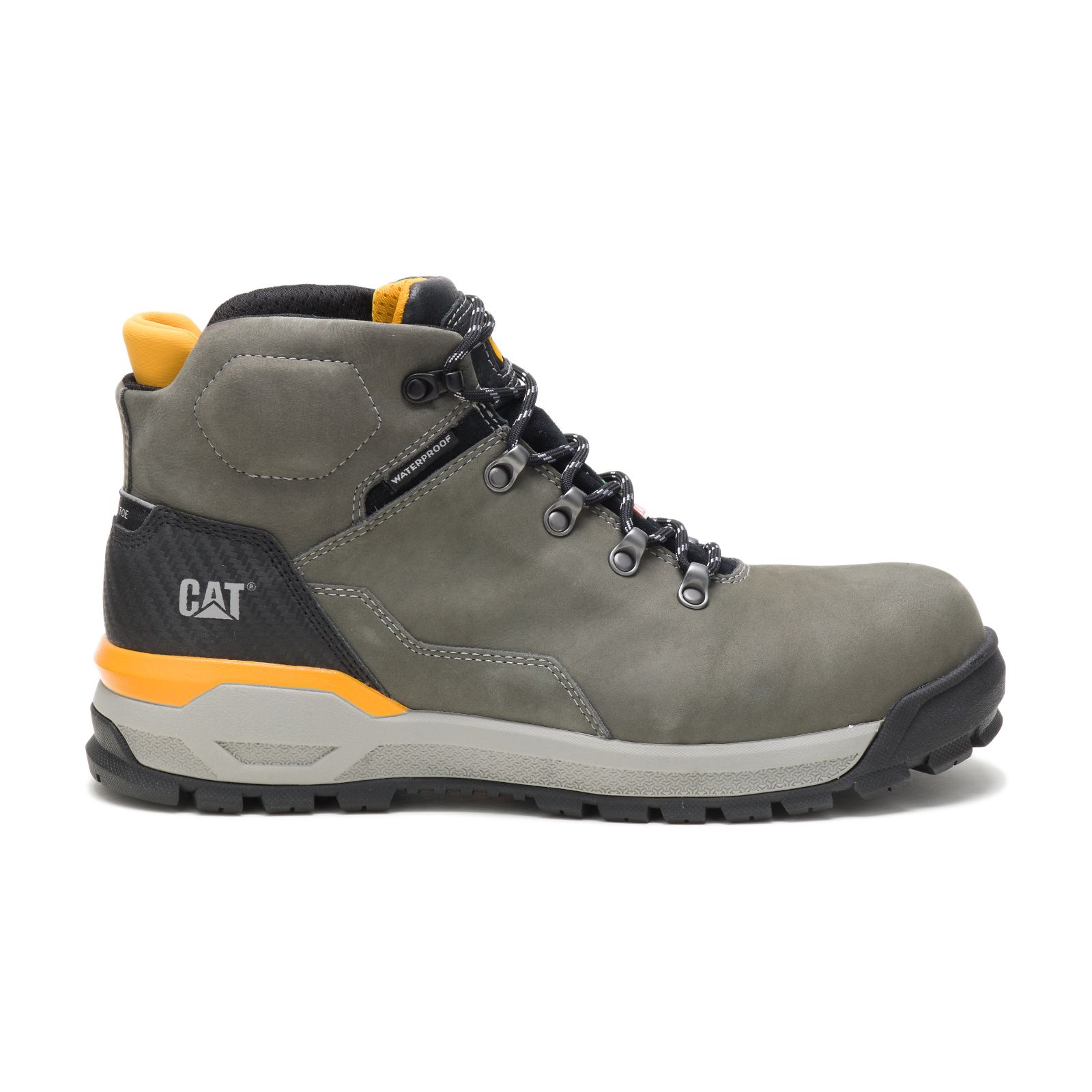 Caterpillar Kinetic Ice+ Wasserdichte Thinsulate™ Composite Kappe Csa Arbeitsschuhe Herren Grau Grün