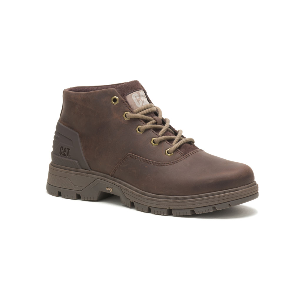 Caterpillar Leverage Chukka Stiefel Herren Dunkelbraun | Schweiz-285394