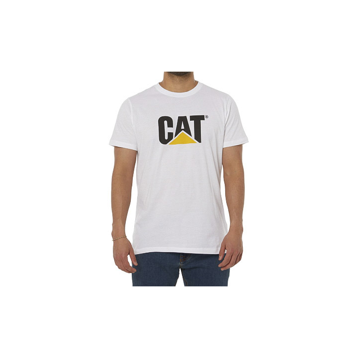 Caterpillar Original Logo T-Shirts Herren Weiß | Schweiz-214863