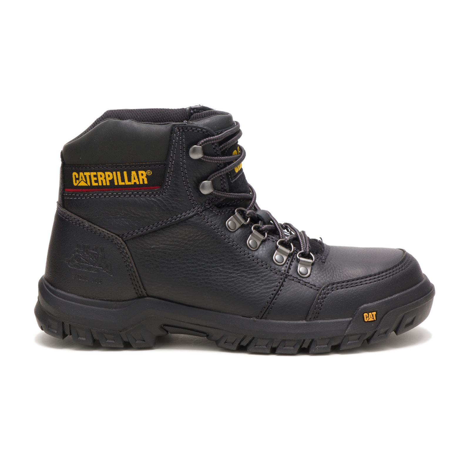 Caterpillar Outline Steel Kappe Arbeitsschuhe Herren Schwarz | Schweiz-206938