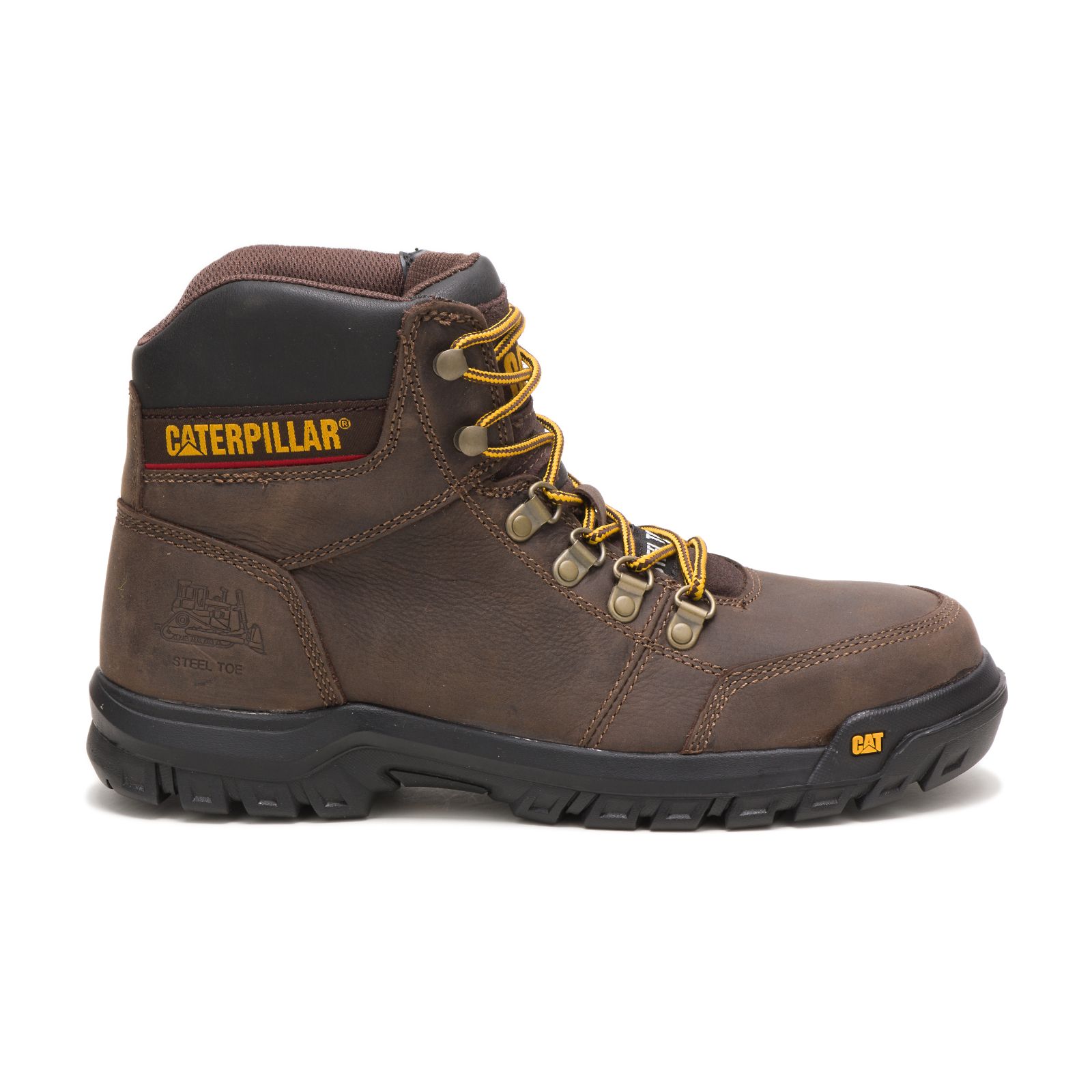 Caterpillar Outline Steel Kappe Sicherheitsstiefel Herren Braun | Schweiz-801237