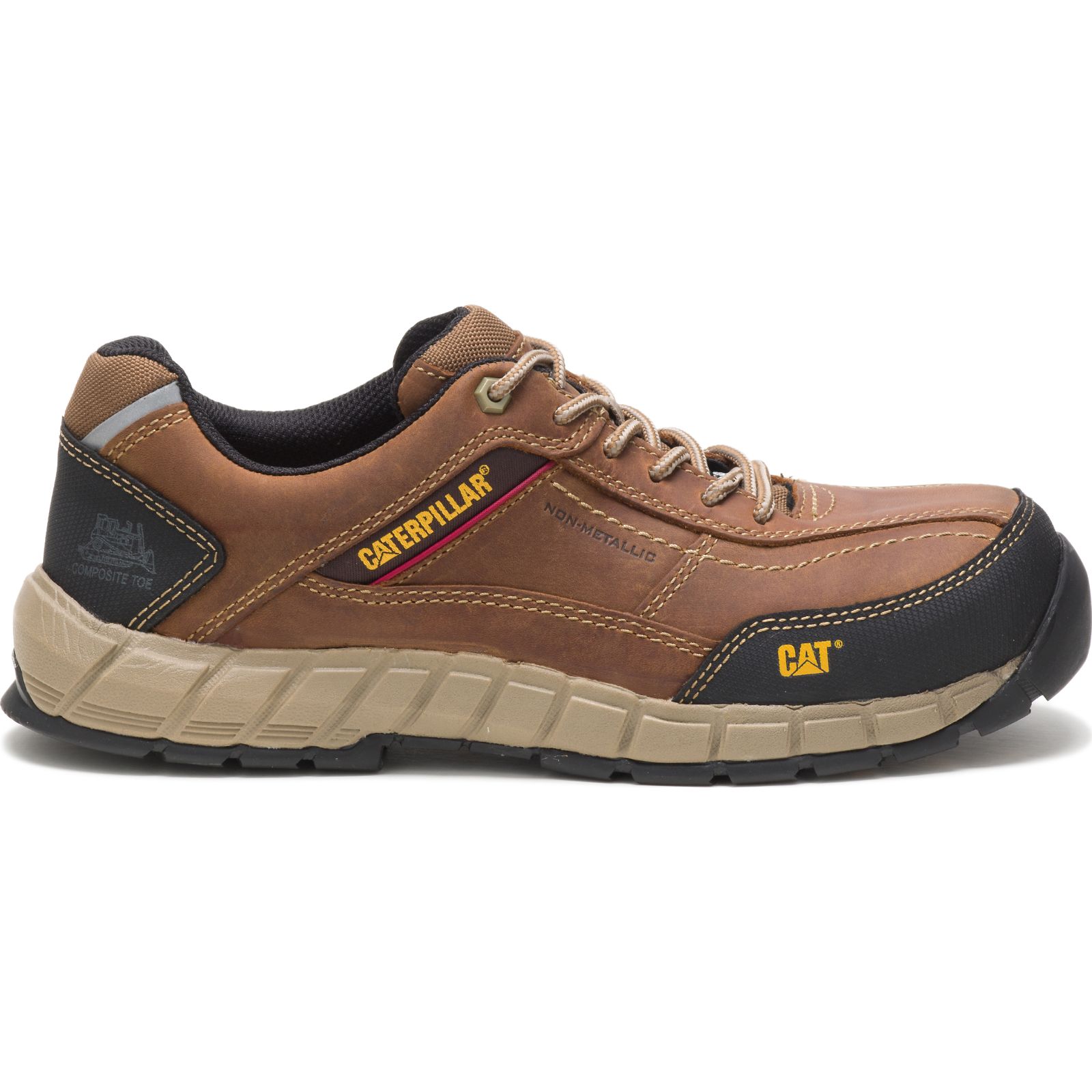 Caterpillar Streamline Leder Composite Kappe Arbeitsschuhe Herren Braun | Schweiz-387659