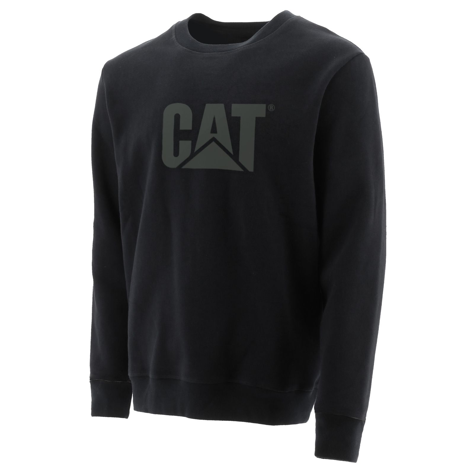 Caterpillar Trademark Logo Crewneck Sweatshirts Herren Schwarz | Schweiz-074326